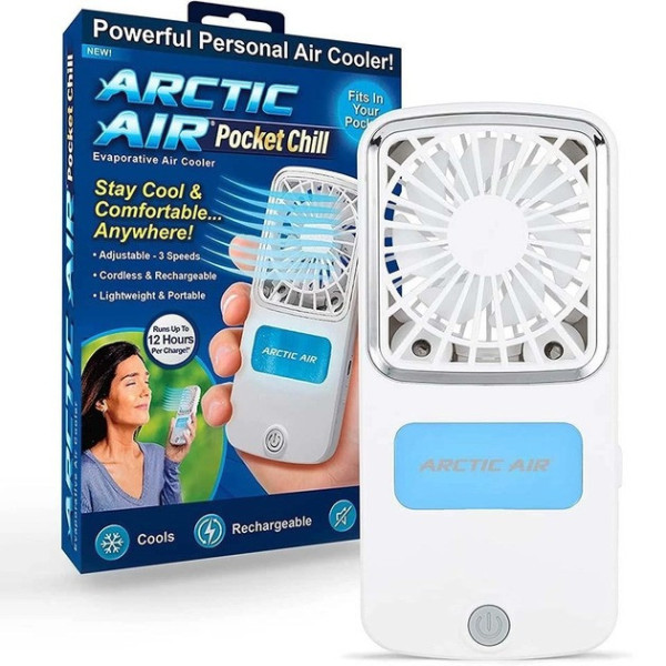 Портативный мини вентилятор Arctic Air Pocket Chill, ручной