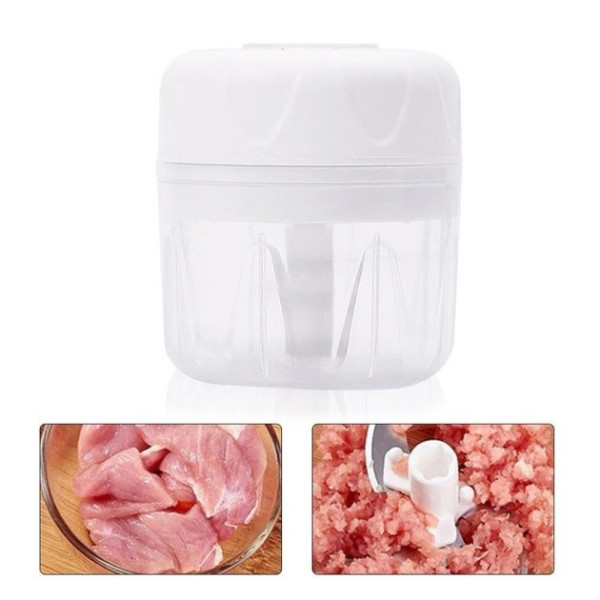 Электрический кухонный мини измельчитель для продуктов Release hands, one click garlic