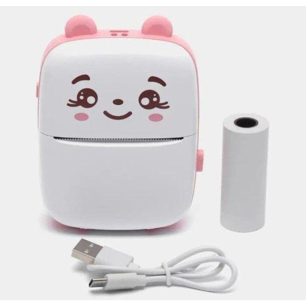 Портативный беспроводной термопринтер Mini Printer