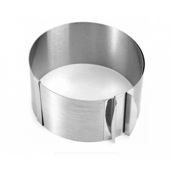 Раздвижное кондитерское кольцо для выпечки Cake Ring, 16-30 см