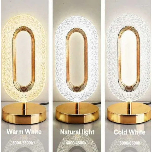 Настольная лампа Creative Table Lamp 16 с тремя видами свечения и кристаллами