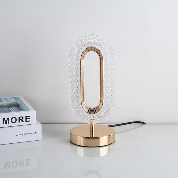 Настольная лампа Creative Table Lamp 16 с тремя видами свечения и кристаллами