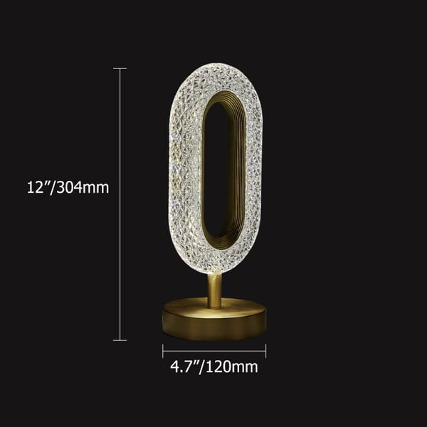 Настольная лампа Creative Table Lamp 16 с тремя видами свечения и кристаллами