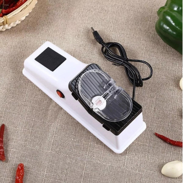 Точилка для ножей Electric Knife Sharpener работает от USB