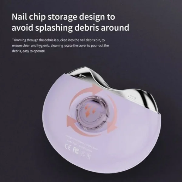 Автоматическая электропилка триммер для стрижки ногтей R6Y8 Nail Clipper AND263