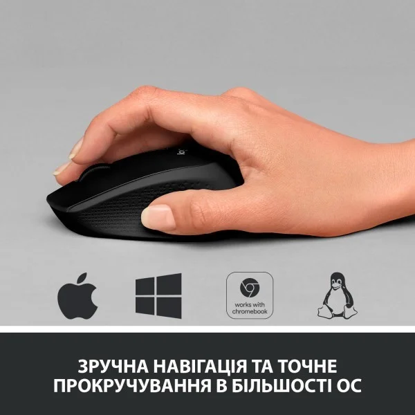 Беспроводная игровая мышь M330 Silent, USB наноприемник, 1000 dpi, бесшумная, эргономичная