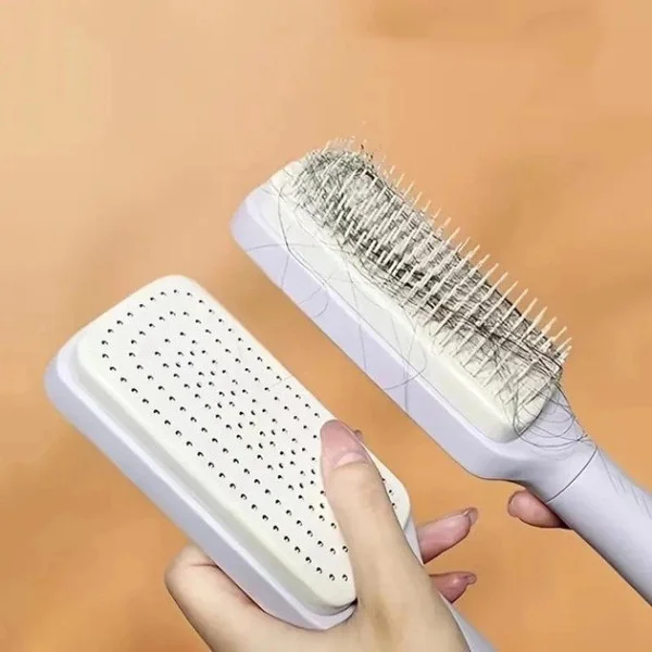 Массажная расческа для волос Hair Straightener AND LY-639 с функцией самоочистки