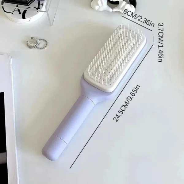 Массажная расческа для волос Hair Straightener AND LY-639 с функцией самоочистки