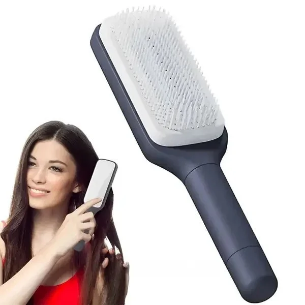 Массажная расческа для волос Hair Straightener AND LY-639 с функцией самоочистки