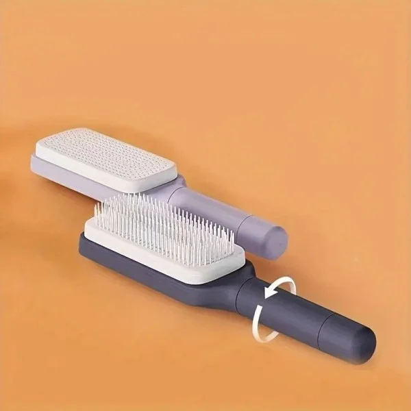 Массажная расческа для волос Hair Straightener AND LY-639 с функцией самоочистки