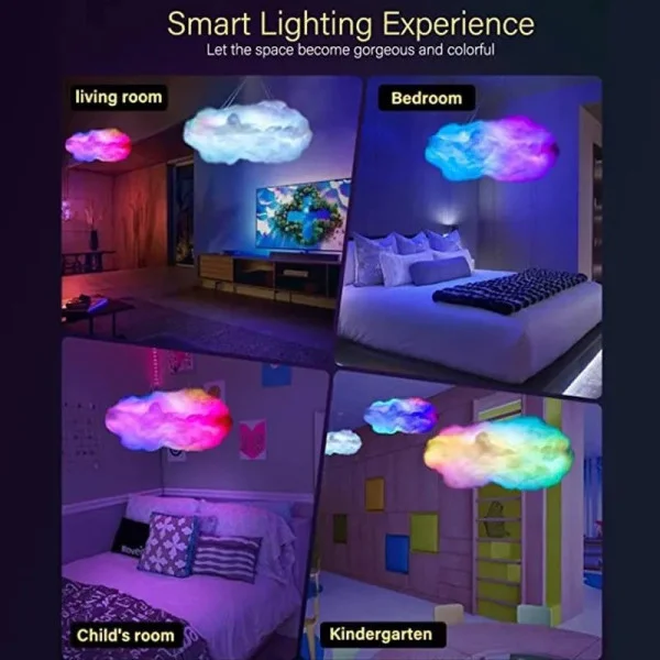 Светильник-ночник LED "Облако" TouCloud OBL-211 с 3D эффектом и управлением через APP