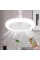 Подвесная LED- лампа с вентилятором и пультом, 3 режима света и вентиляции, цоколь E27, 20.5 Вт