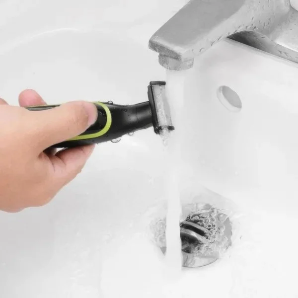 Мужской электрический триммер Geemy GM-3108 для стрижки бороды, усов и волос с насадками и аккумулятором