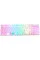 Проводная мембранная клавиатура Yelandar AN-T20 с RGB-подсветкой, 104 клавиши, белая