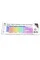 Проводная мембранная клавиатура Yelandar AN-T20 с RGB-подсветкой, 104 клавиши, белая