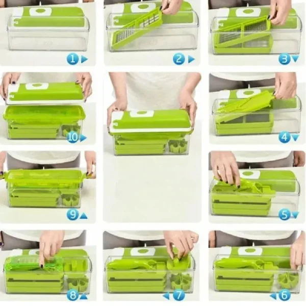 Овощерезка Nicer Dicer Plus, мультирезка