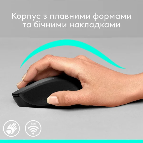 Беспроводная оптическая мышь M280 с 3 кнопками, USB, эргономичная, для офиса и дома