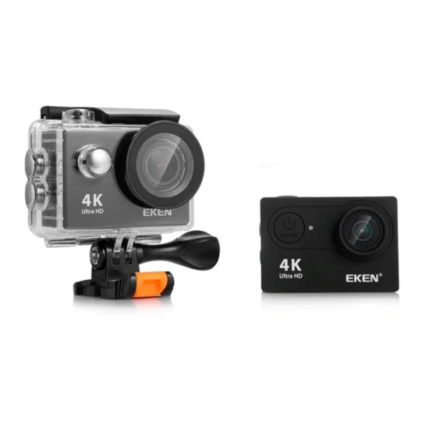 Экшн-камера Eken H9 Ultra HD 4K Wi-Fi + аквабокс и крепления, угол обзора 170°, экран 2", видеорегистратор