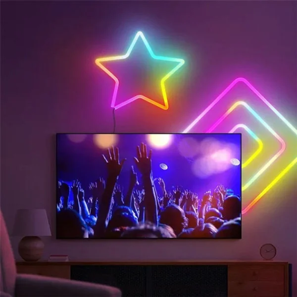 Умная Wi-Fi неоновая светодиодная лента Gosund RTS0046 5 м RGB с пультом и управлением через приложение