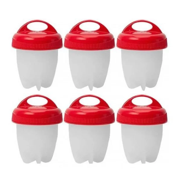 Яйцеварка Silicone Egg Boil на 6 яиц, силиконовые формочки для варки яиц вкрутую и всмятку