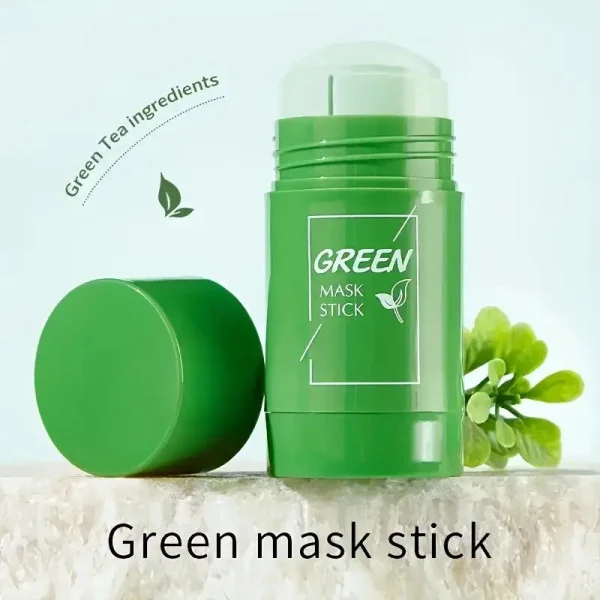 Маска-стик для лица Green Mask Stick с зеленым чаем 40 г – очищающая маска против черных точек и акне