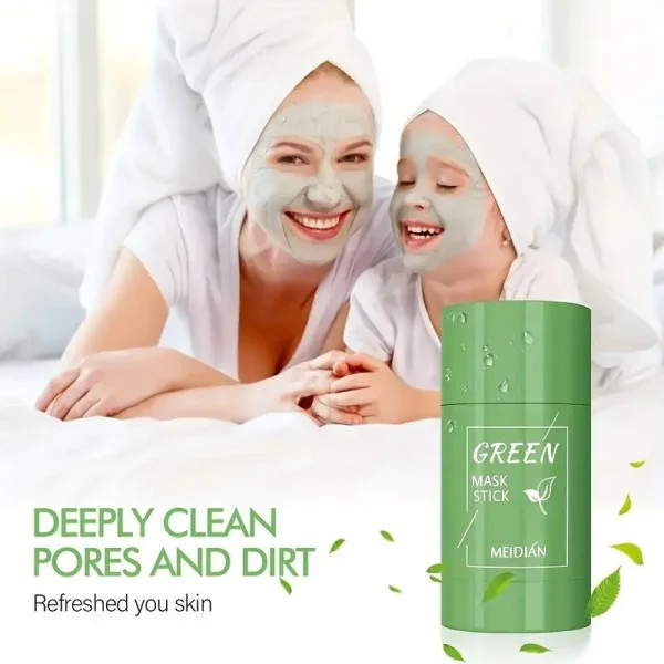 Маска-стик для лица Green Mask Stick с зеленым чаем 40 г – очищающая маска против черных точек и акне