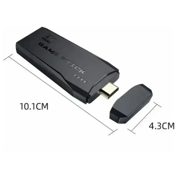 Игровая приставка Game Stick Lite M8 64Gb 4K HDMI с 2 беспроводными джойстиками и 10000 играми