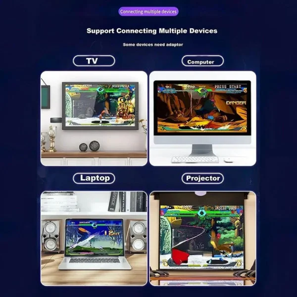 Игровая приставка Game Stick Lite M8 64Gb 4K HDMI с 2 беспроводными джойстиками и 10000 играми