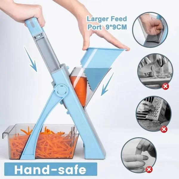 Многофункциональная овощерезка Vegetable Cutter 223-6 с контейнером и 40 режимами нарезки