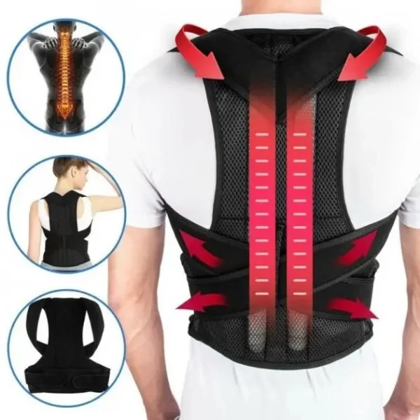 Корректор осанки Back Pain Need Help L/XL – поддержка позвоночника, коррекция спины для мужчин и женщин