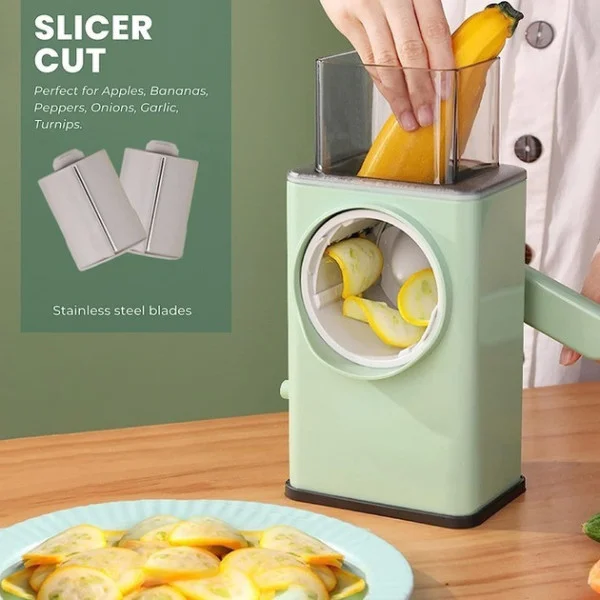Измельчитель для овощей 3в1 VEGETABLE CUTTER Ручная овощерезка