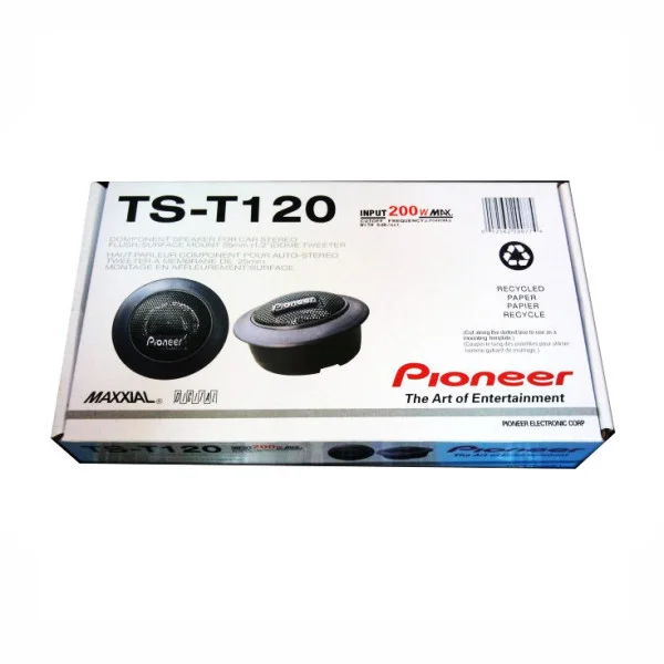 Автомобильные твитеры TS-T120 35–800 Вт с чистым звучанием