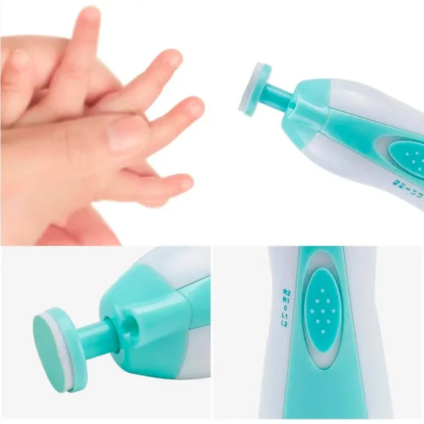 Детский аккумуляторный триммер для ногтей NAIL TRIMMER XL-667 с 6 насадками