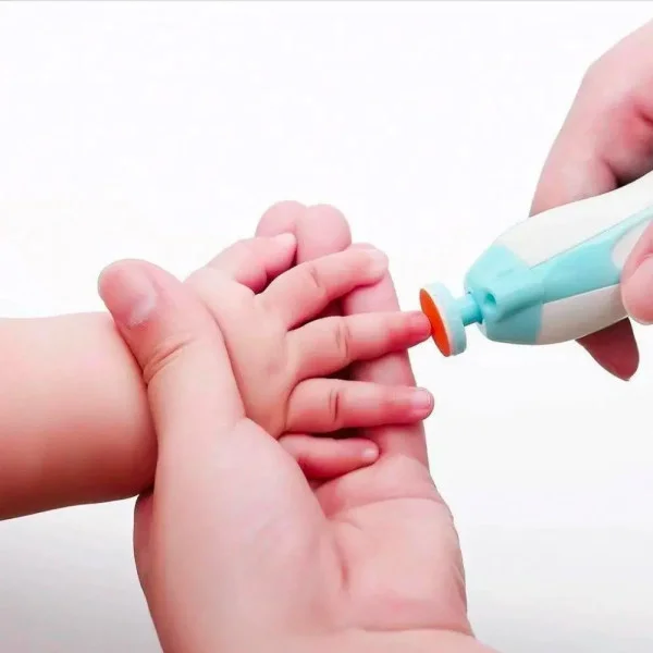 Детский аккумуляторный триммер для ногтей NAIL TRIMMER XL-667 с 6 насадками