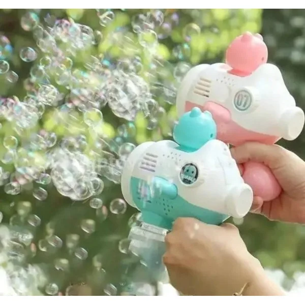 Машинка для мыльных пузырей Bubble Maker с подсветкой и аккумулятором для детей