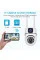 Поворотная уличная Wi-Fi камера Dual Lens E10 8MP 4K с ночным видением и двусторонней связью