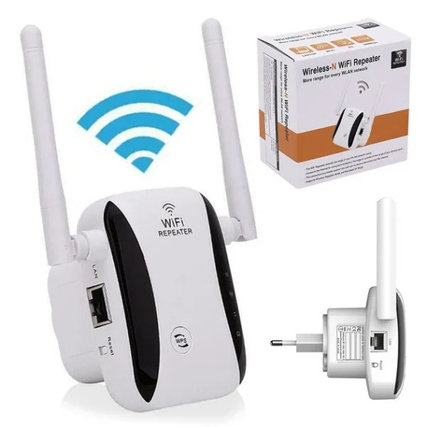Компактный Wi-Fi репитер LV-WR29 с вилкой для розетки и увеличением зоны покрытия