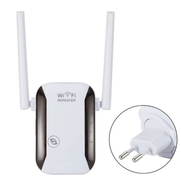 Компактный Wi-Fi репитер LV-WR29 с вилкой для розетки и увеличением зоны покрытия