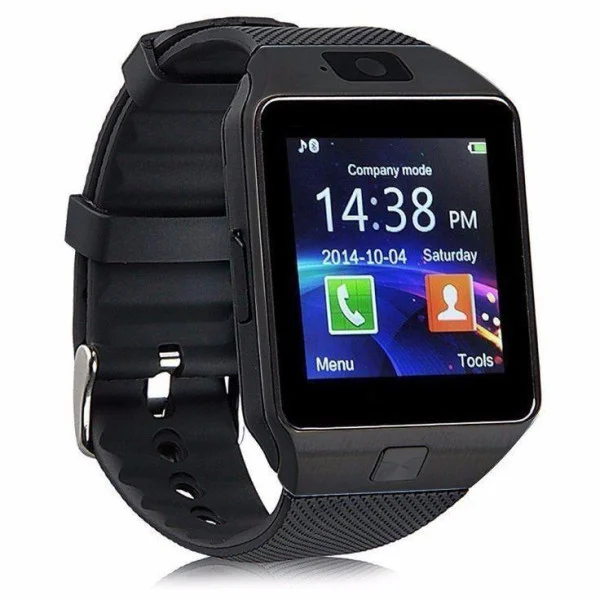 Умные часы Watch DZ09 с GSM, камерой и фитнес-трекером, черные