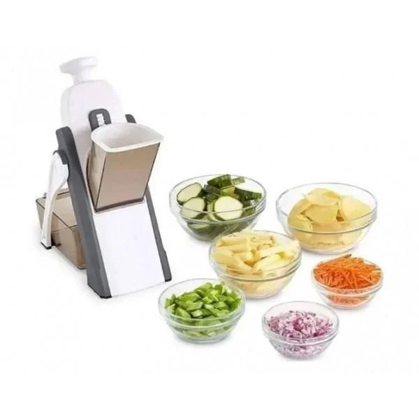 Мультислайсер Brava Spring Slicer 40 в 1 / овощерезка с пружинным механизмом для фруктов и овощей
