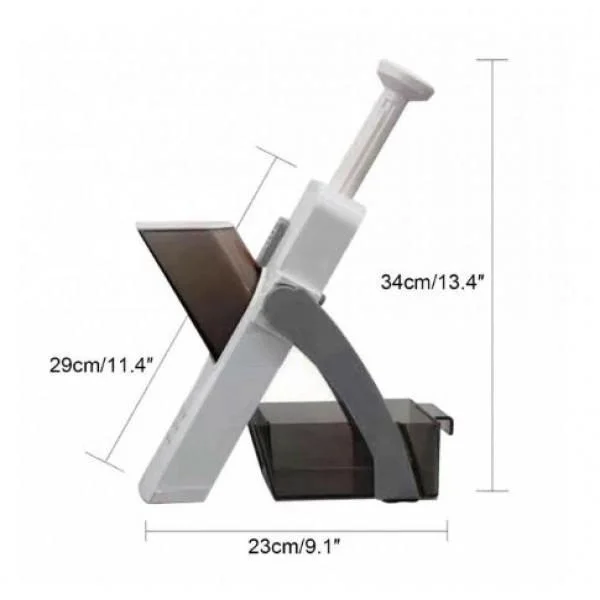 Мультислайсер Brava Spring Slicer 40 в 1 / овощерезка с пружинным механизмом для фруктов и овощей