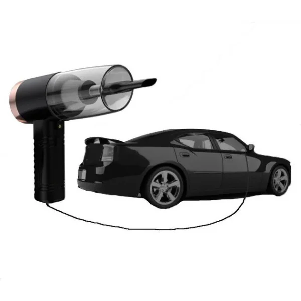 Автономный мини-пылесос 2 в 1 Vacuum Cleaner 8696 с LED-подсветкой, беспроводной, 120 Вт, 4500 Па