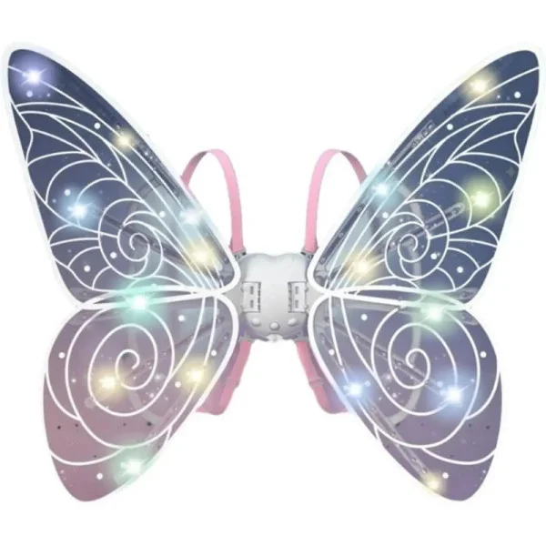 Крылья феи с подсветкой и музыкой Wings of Fairy 840, регулируемые, размах 64 см
