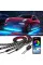 Светодиодная RGB подсветка для авто с Bluetooth и музыкальным режимом, комплект 4 ленты