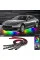 Светодиодная RGB подсветка для авто с Bluetooth и музыкальным режимом, комплект 4 ленты