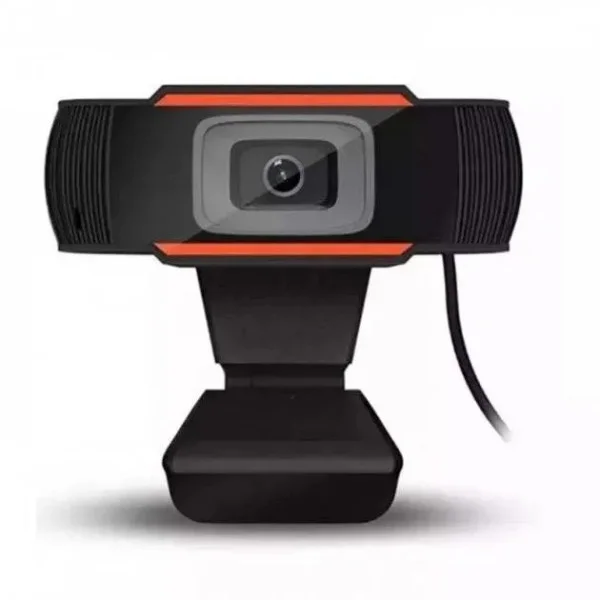 Веб-камера OKey WebCam HD 720P Black/Orange с микрофоном и USB подключением