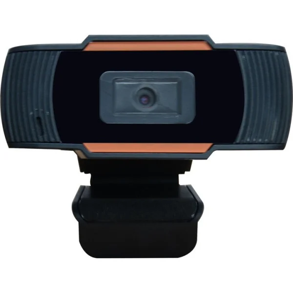 Веб-камера OKey WebCam HD 720P Black/Orange с микрофоном и USB подключением