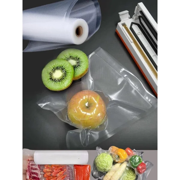Вакуумные пакеты для еды VACCUM BAG 25 см для вакууматора, рулонные универсальные