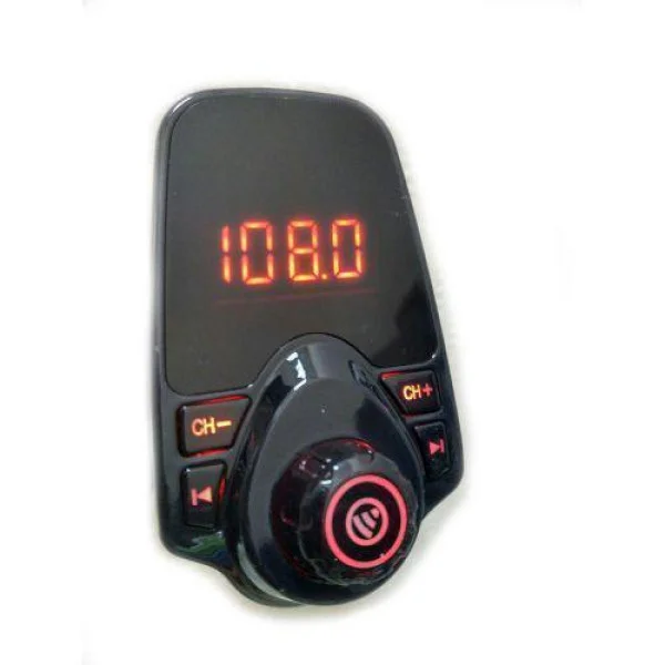 FM-модулятор авто с Bluetooth T10, USB зарядка и LCD экран, черный