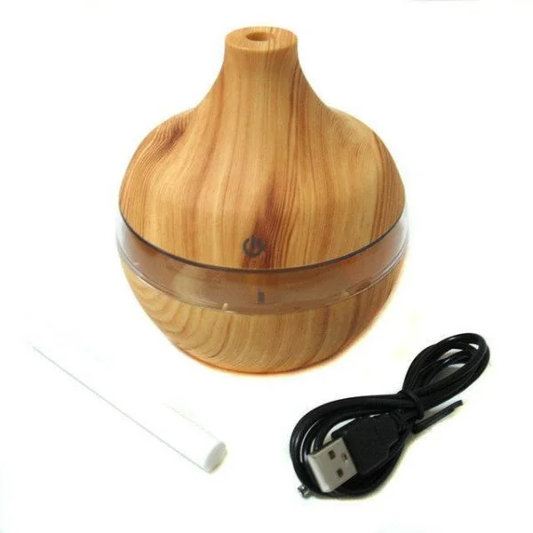 Компактный увлажнитель воздуха Aroma Diffuser 021 с режимами работы и подсветкой